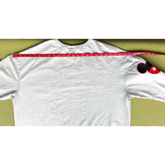 Disney Parks Womens 1X Grey Embroidered Disneyland and Mickey Crop Pullover NWOT - Picture 9 of 10